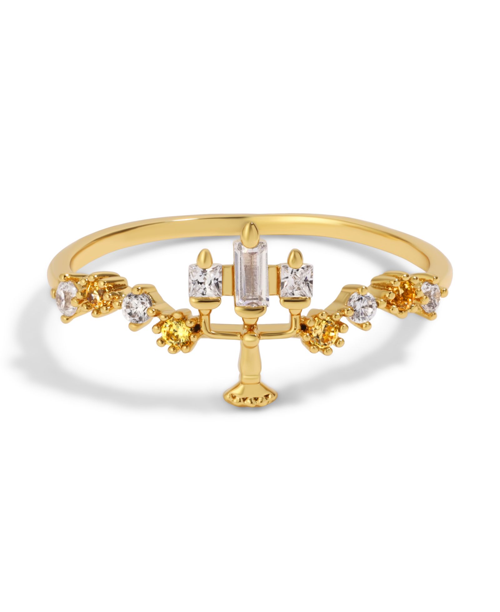 Girls Crew Детское кольцо Disney Beauty the Beast Lumiere Multi-Color