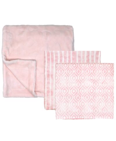 Детский набор роскошных плюшевых одеял Amor Bebe 3 Piece