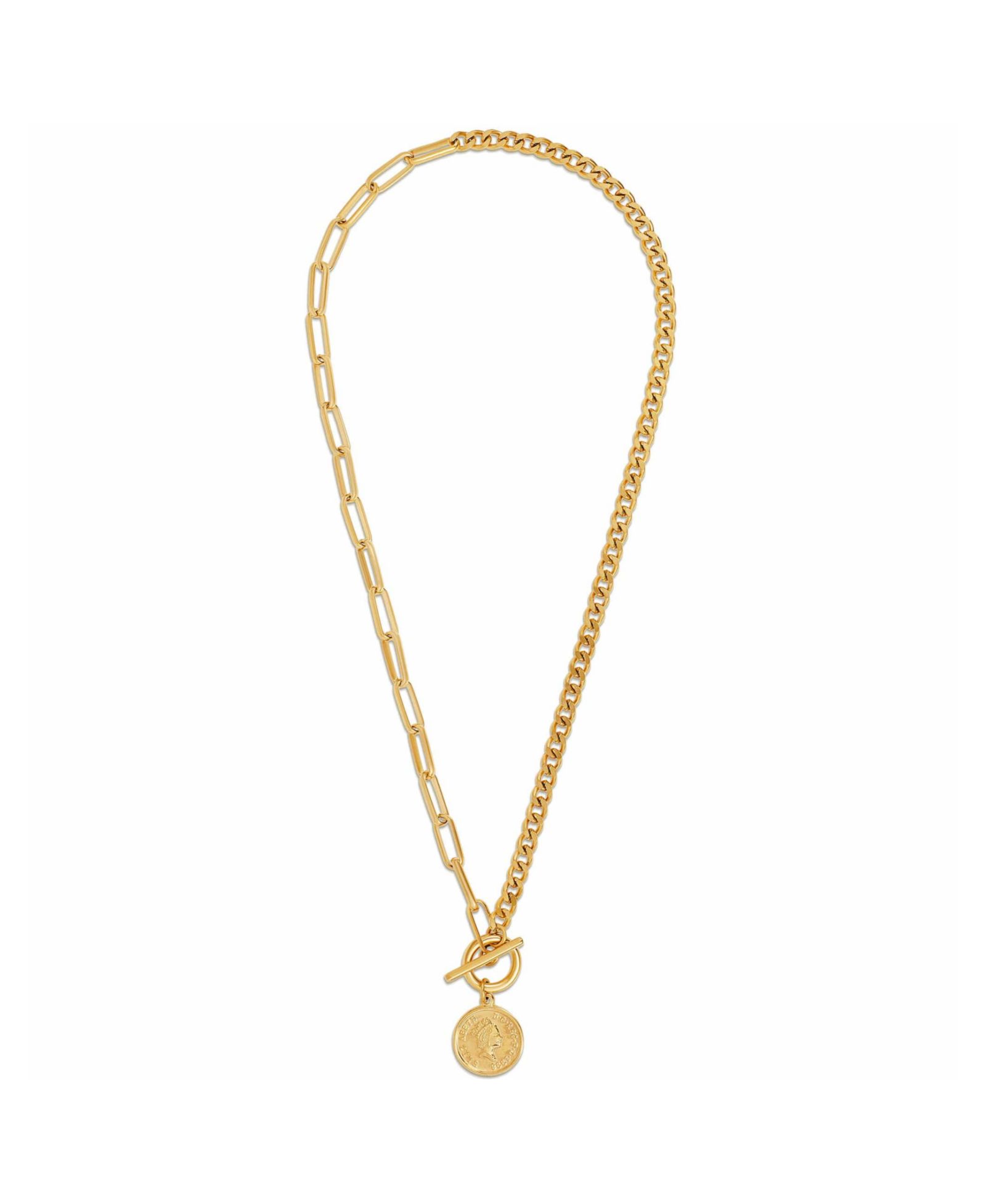 Колье Ellie Vail - Stacie Toggle Chain Coin