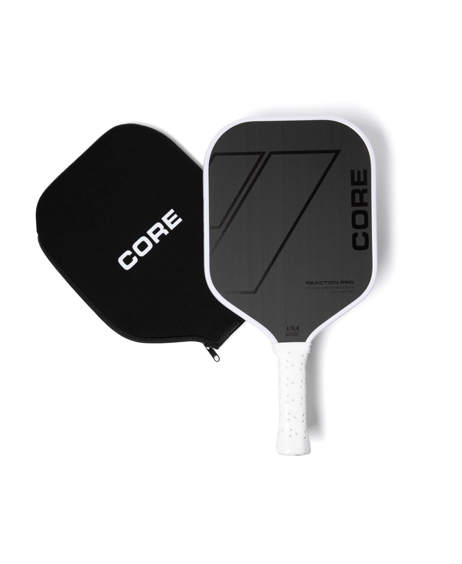 Ракетка для пиклбола CORE Reaction Pro MX-1000 из углеродного волокна T700