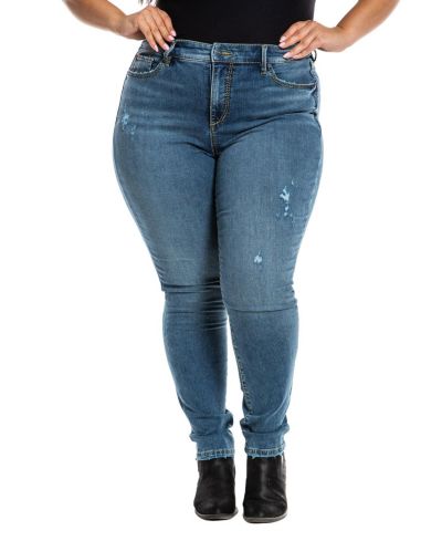 Женские узкие джинсы SLINK Jeans с высокой посадкой