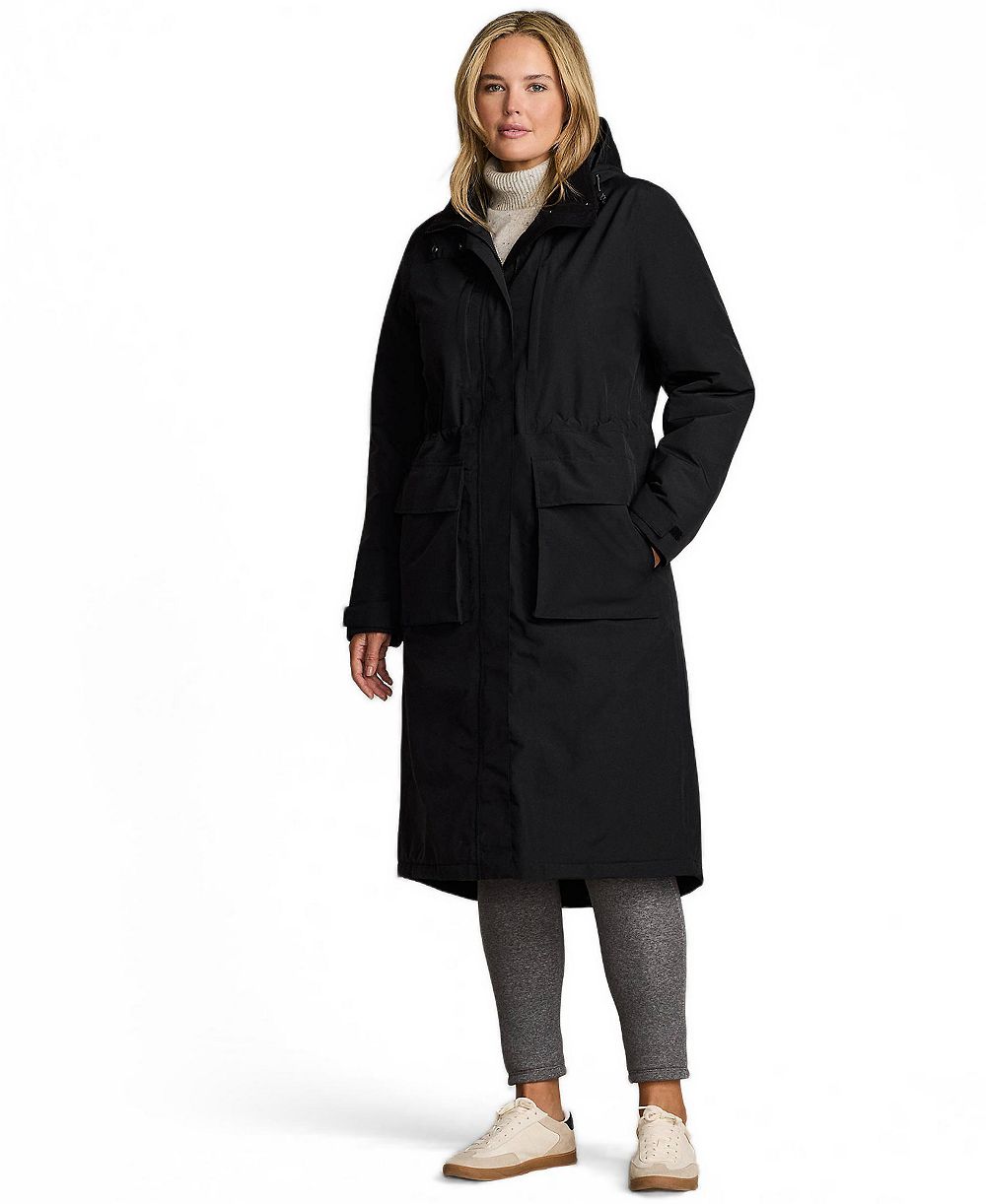 Женское зимнее утепленное пальто Lands' End Plus Size Squall Waterproof