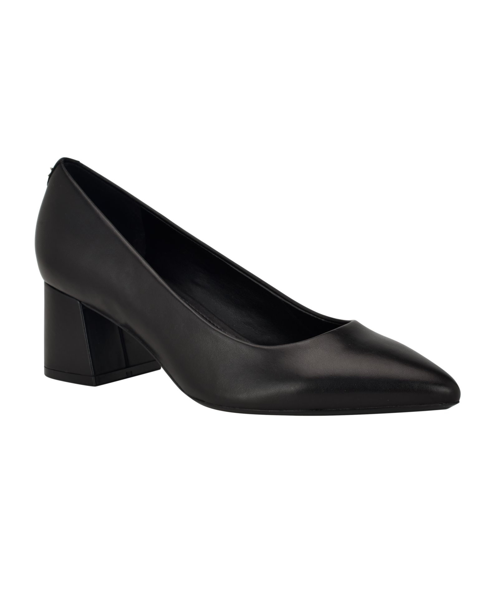 Calvin Klein Women's Lenott Pointy Toe Block Heel Pumps