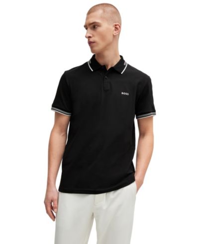 BOSS by Hugo Boss Men's Stretch-Cotton Slim-Fit Paul Polo Shirt