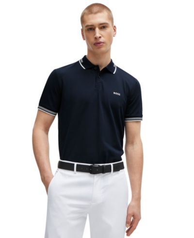 BOSS by Hugo Boss Men's Stretch-Cotton Slim-Fit Paul Polo Shirt