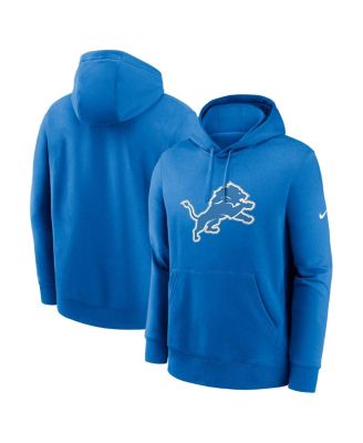 Мужская худи Nike Blue Detroit Lions Club Logo Pullover