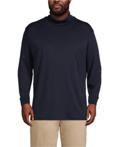 Мужская водолазка Lands' End Big & Tall Cotton Supima