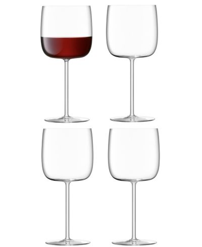 LSA International Borough Red Wine Glasses, Set of 4