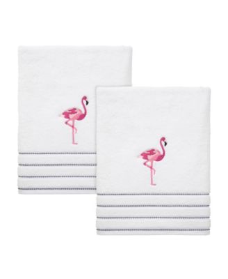 Izod Набор из 2 банных полотенец Flamingo Ticking Stripe, 27" x 54"