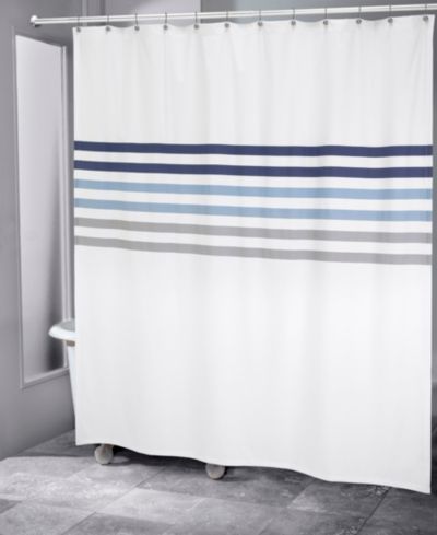 Izod Augusta Stripe Shower Curtain, 72" x 72"