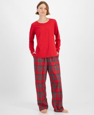 Семейная пижама Holiday Lane Women's Brinkley Plaid Mix It