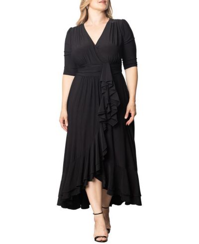 Женское вечернее платье Kiyonna Plus Size Veronica Ruffled