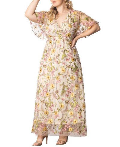 Вечернее платье Kiyonna Plus Size Embroidered Elegance Evening Gown