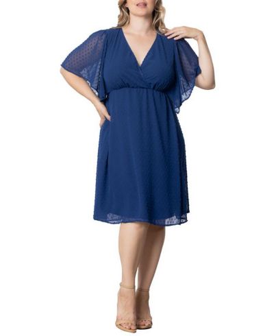 Kiyonna Платье Florence с расклешенными рукавами Plus Size