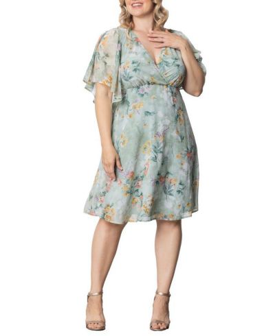 Sage floral print