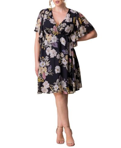 Midnight peony print