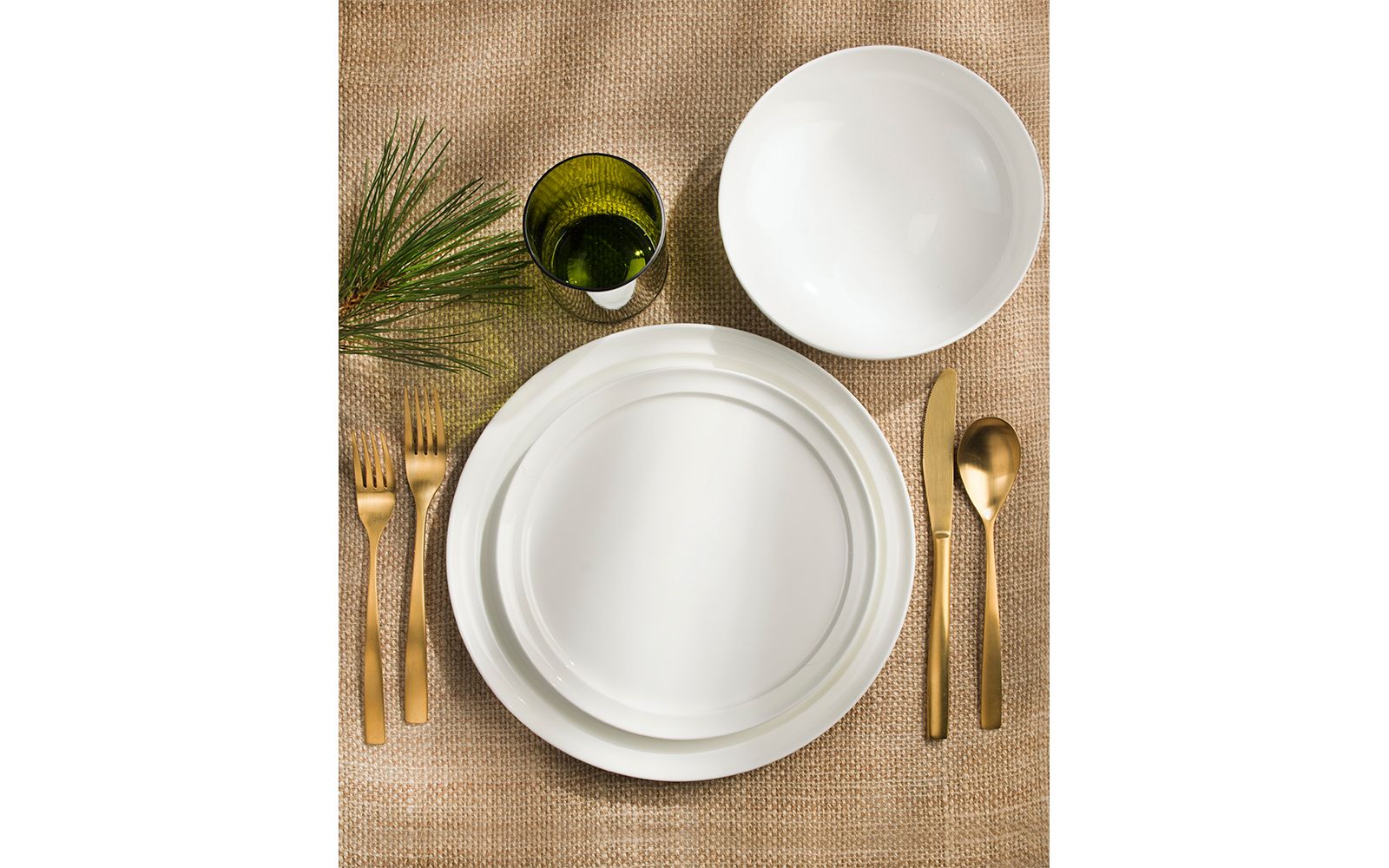 Euro Ceramica Lafayette Street 12 Pc. Dinnerware Set, Service for 4