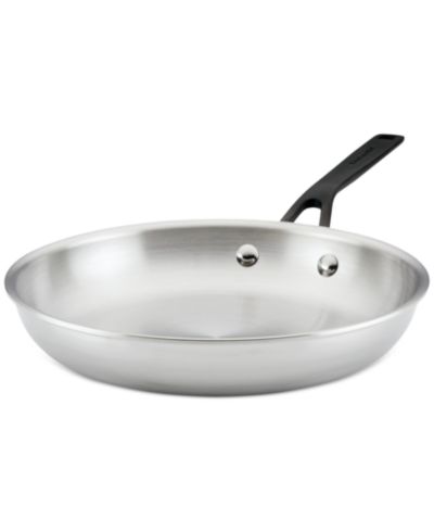 KitchenAid Нержавеющая сталь 5-Ply Clad 10" открытая сковорода