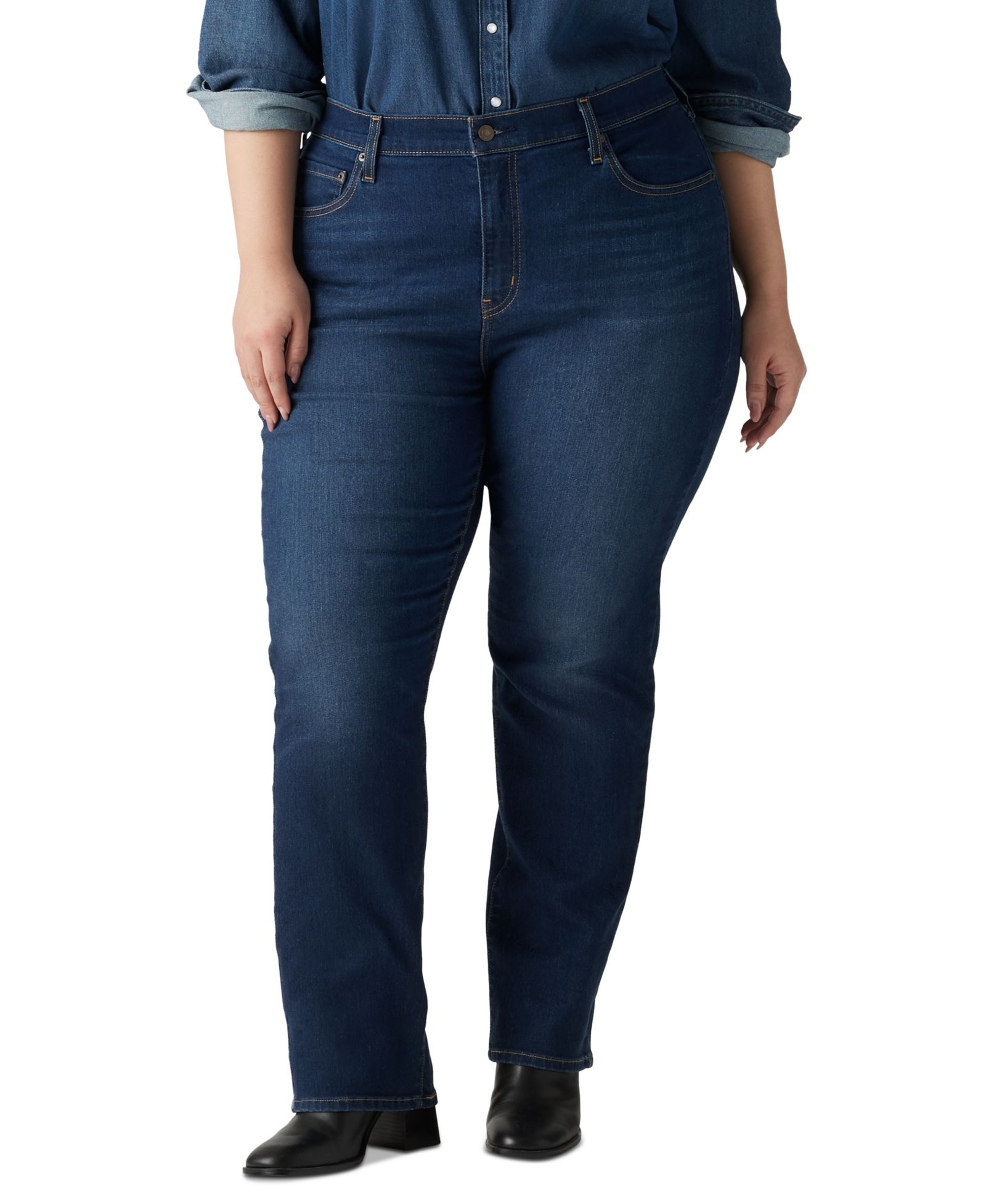 Levi's Plus Size джинсы Chelsea High-Rise Straight-Leg