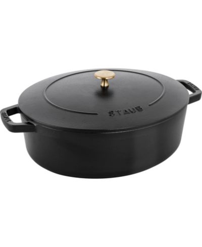 Staub Cast Iron 6.25-Qt Wide Oval Dutch Oven