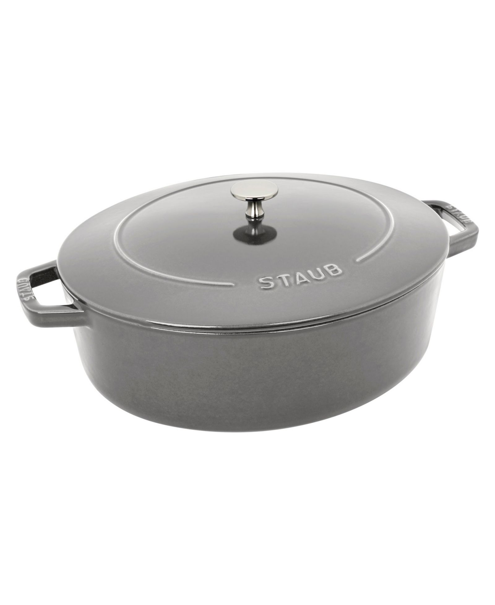 Staub Cast Iron 6.25-Qt Wide Oval Dutch Oven