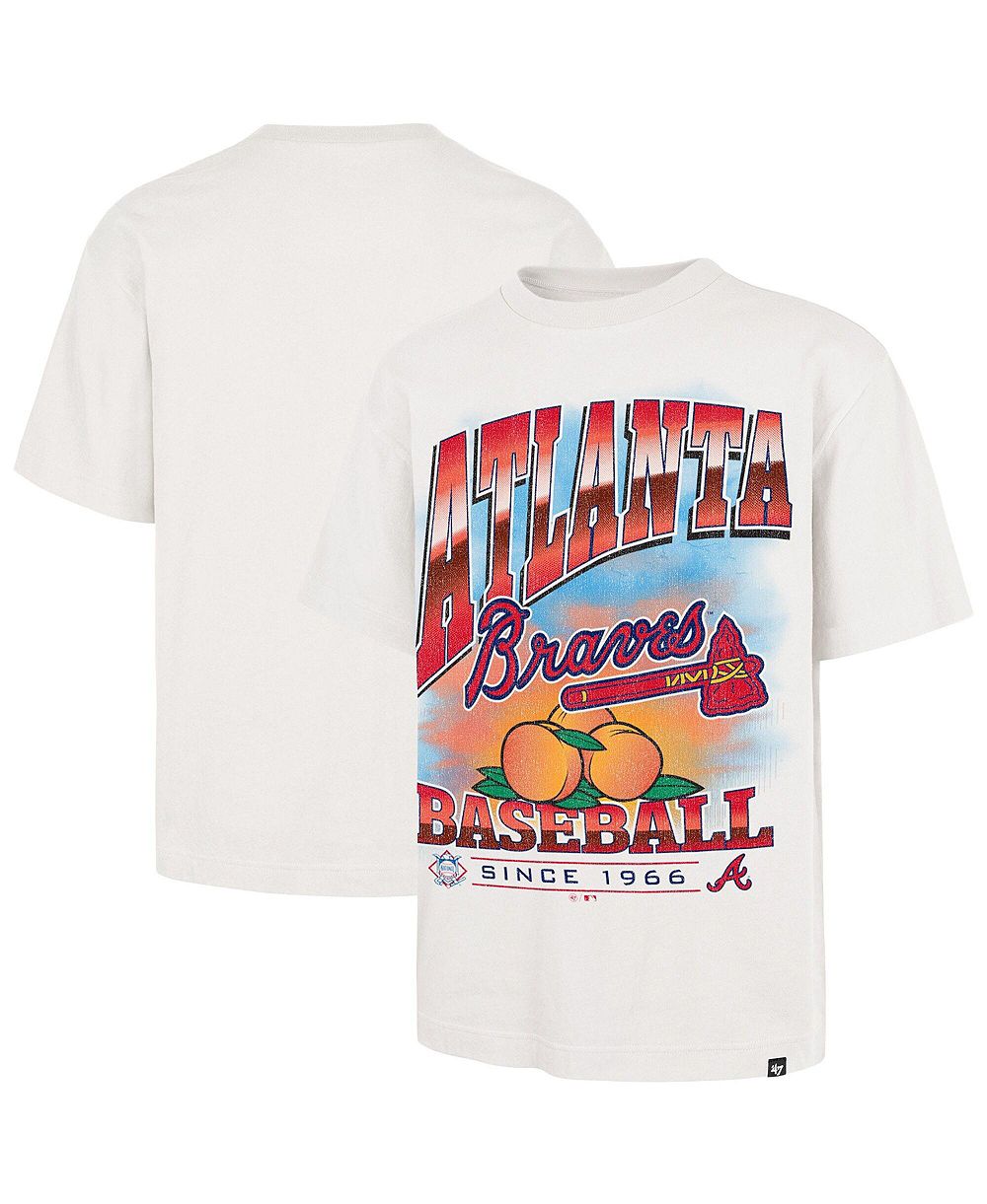 Мужская футболка '47 Brand White Atlanta Braves
