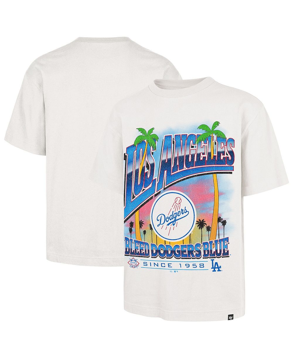 Мужская футболка '47 Brand Los Angeles Dodgers Regional Upland Foundation, белая