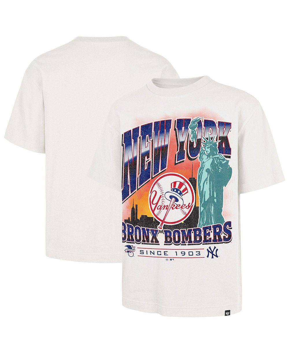 Мужская футболка '47 Brand White New York Yankees Regional Upland Foundation