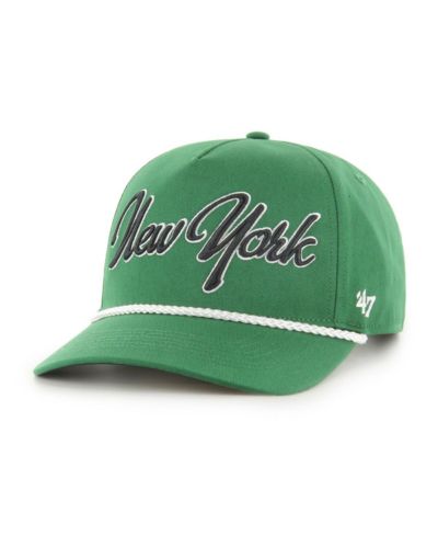 '47 Brand Мужская зеленая регулируемая кепка New York Jets Overhand Hitch