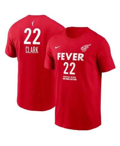 Футболка Nike Men's and Women's Caitlin Clark Red Indiana Fever 2024 WNBA Draft Rebel Edition