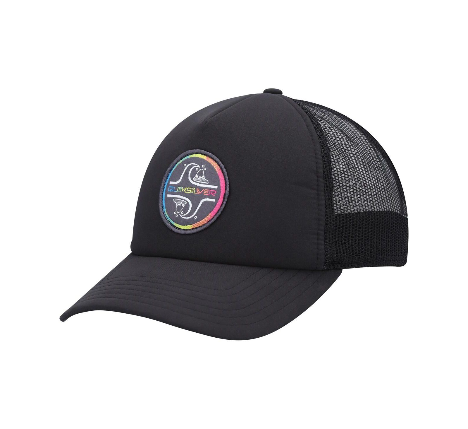 Кепка Quiksilver Men's Black Groundswell Trucker Snapback