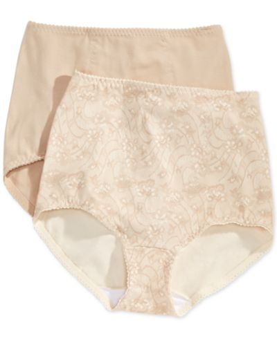 Женские трусики Bali Light Tummy-Control Cotton 2-Pack X037