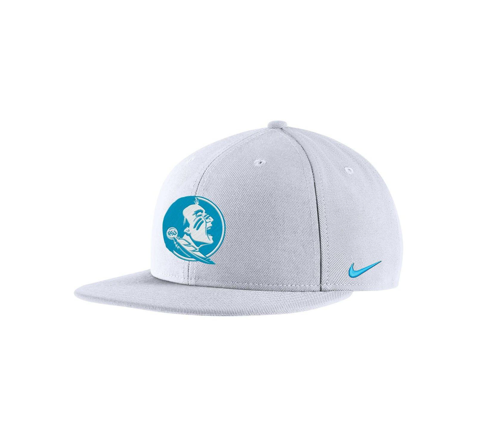 Мужская кепка Nike Florida State Seminoles Heritage Snapback, белая
