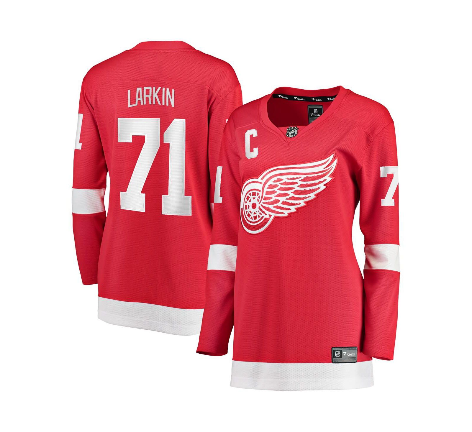 Fanatics Branded Women's Dylan Larkin Red Detroit Red Wings Home Breakaway Player Jersey