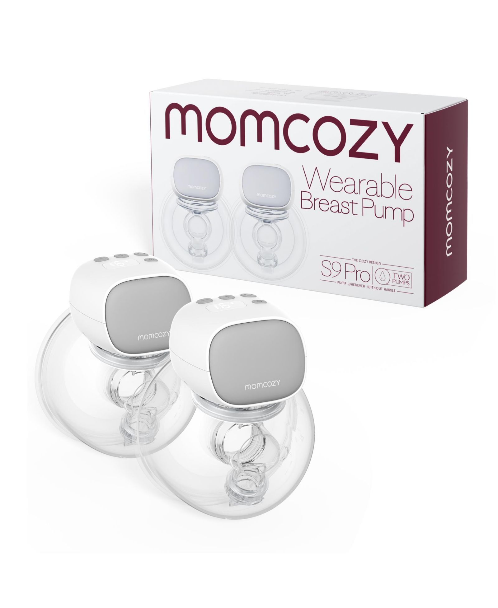 Электрический молокоотсос Momcozy Double Wearable S9