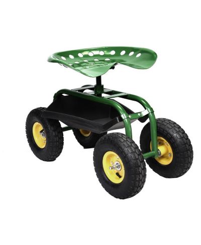 Garden Cart with Heavy Duty Tool Tray for Outdoor Work