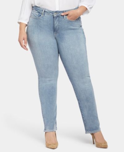 Джинсы NYDJ Plus Size Marilyn Straight