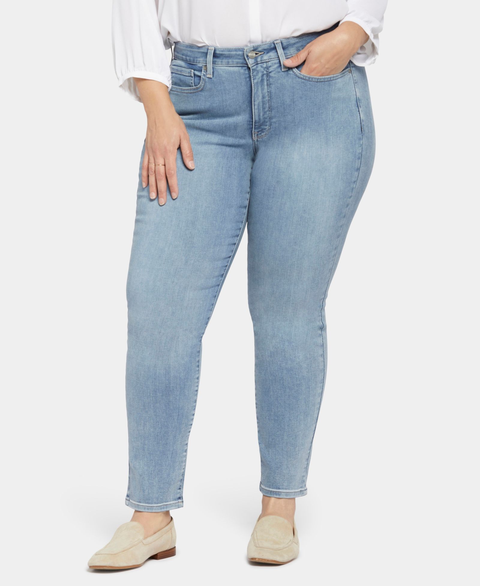 NYDJ джинсы Sheri Slim Plus Size