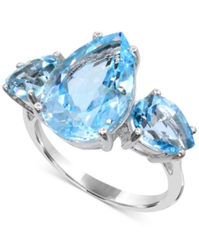 Кольцо Statement Sky Blue Topaz в Sterling Silver