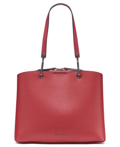 Calvin Klein Большая сумка-тоут Garnet Triple Compartment