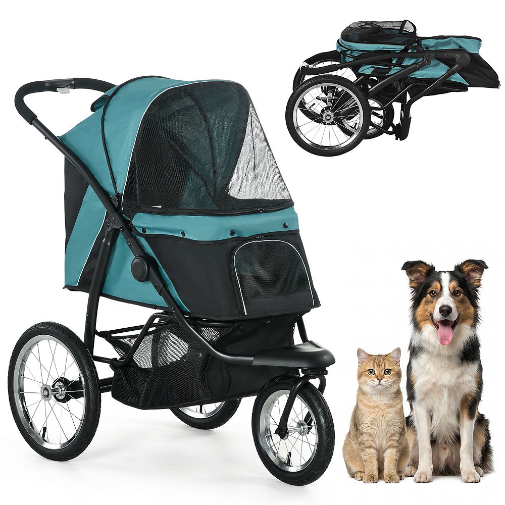 PawHut Pet Stroller for Small Medium Dogs