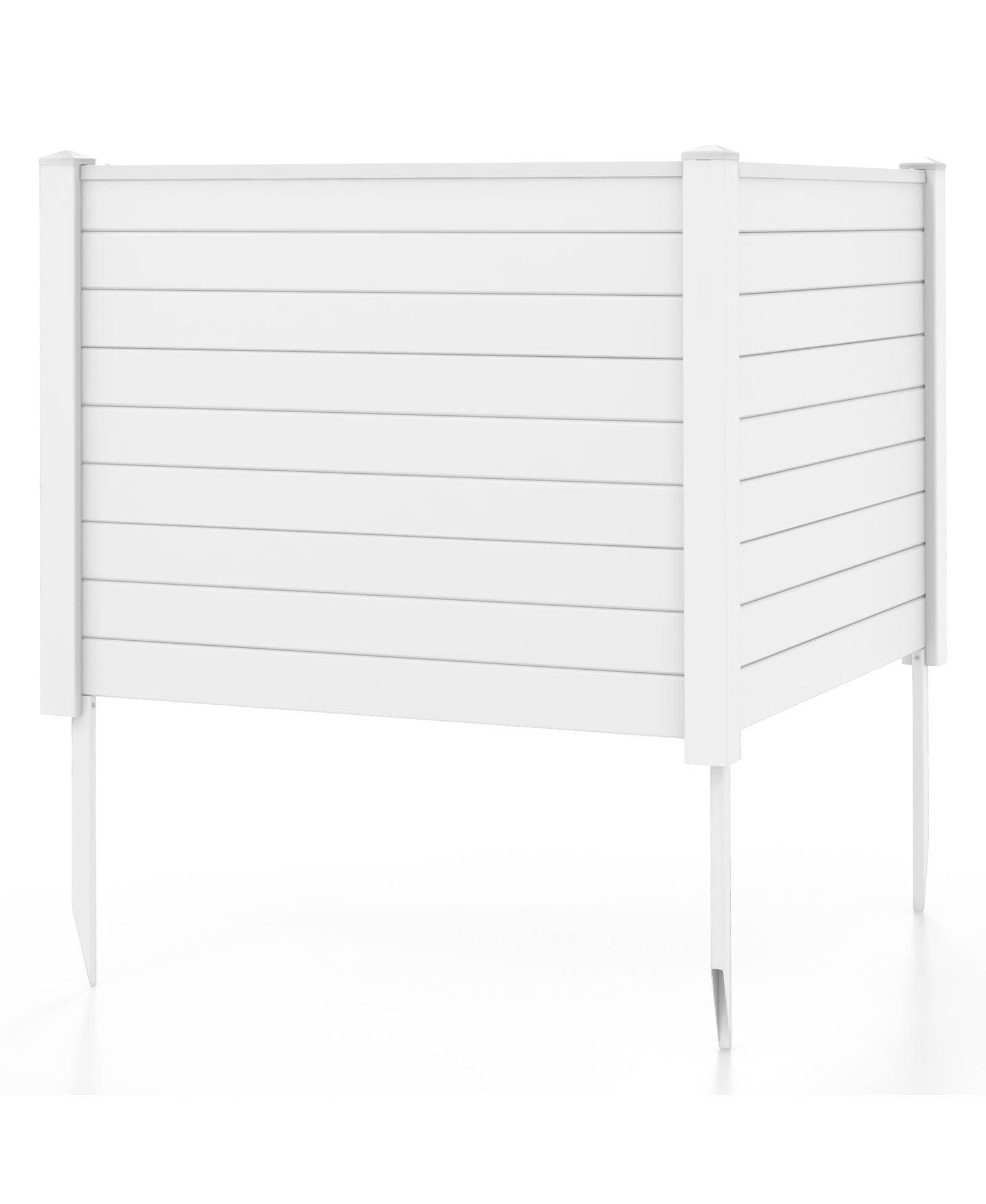 Outdoor Privacy Screens Fence Panels with Long Stakes Durable and Secure Garden or Patio Dividers