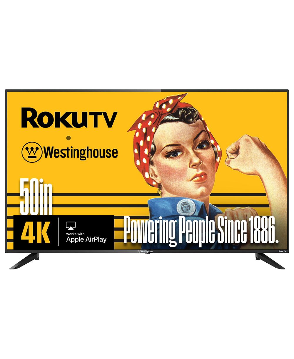 Smart TV Westinghouse 50" Roku 4K UHD с HDR, Apple HomeKit, Alexa & Google Assistant