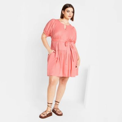 CITY CHIC Women's Cassie Plain Dress