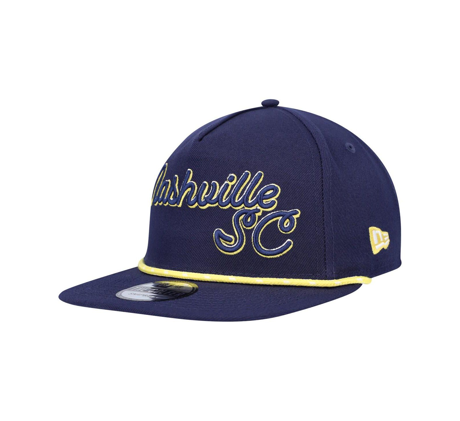 New Era Мужская регулируемая кепка Nashville SC Script Golfer, Navy