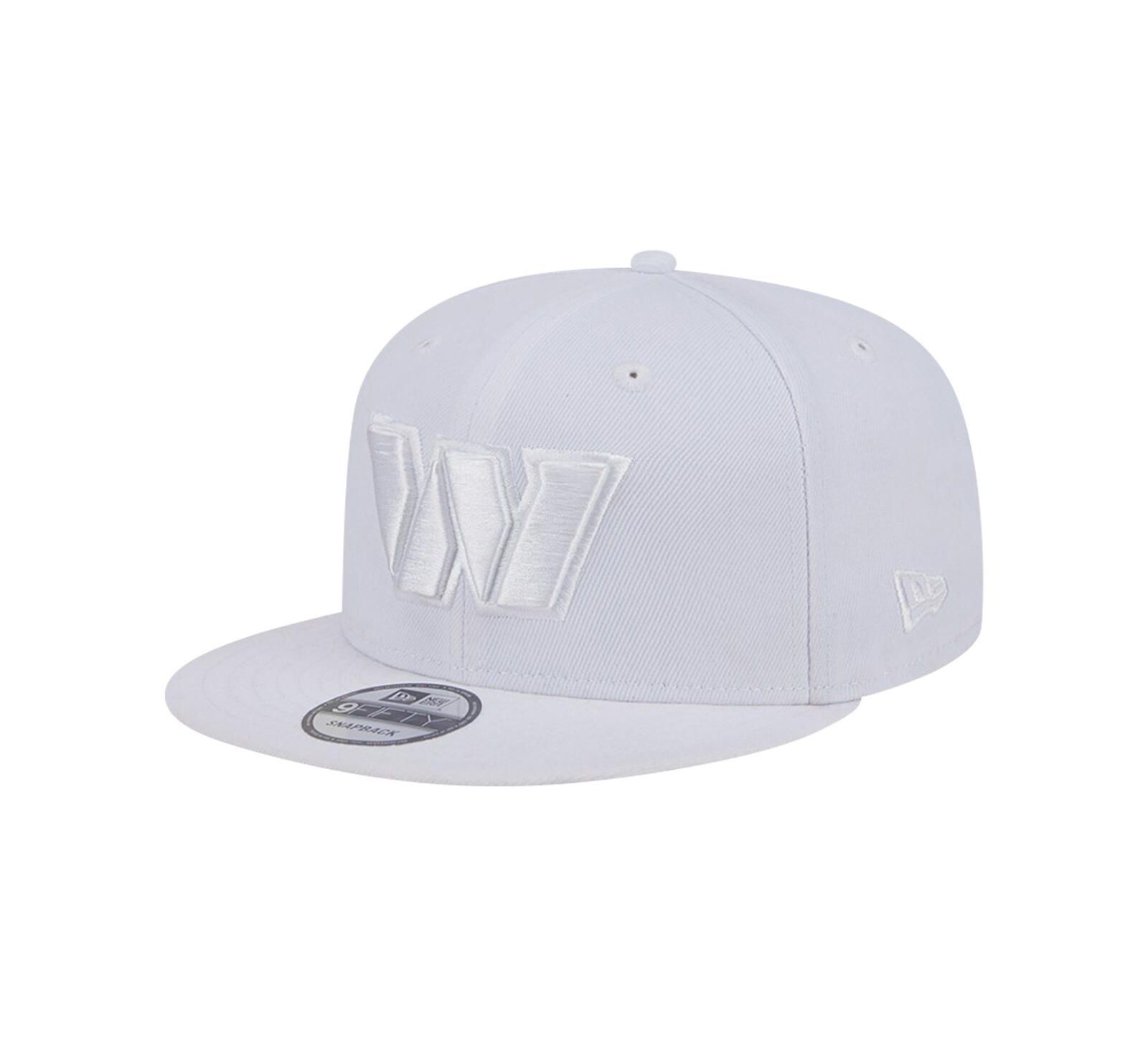 New Era Men's Washington Commanders Main White on White 9Fifty Snapback Hat
