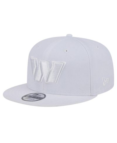 New Era Men's Washington Commanders Main White on White 9Fifty Snapback Hat