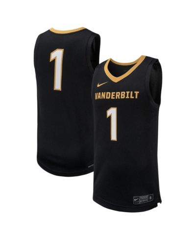 Мужская баскетбольная джерси Nike Vanderbilt Commodores Replica, черная