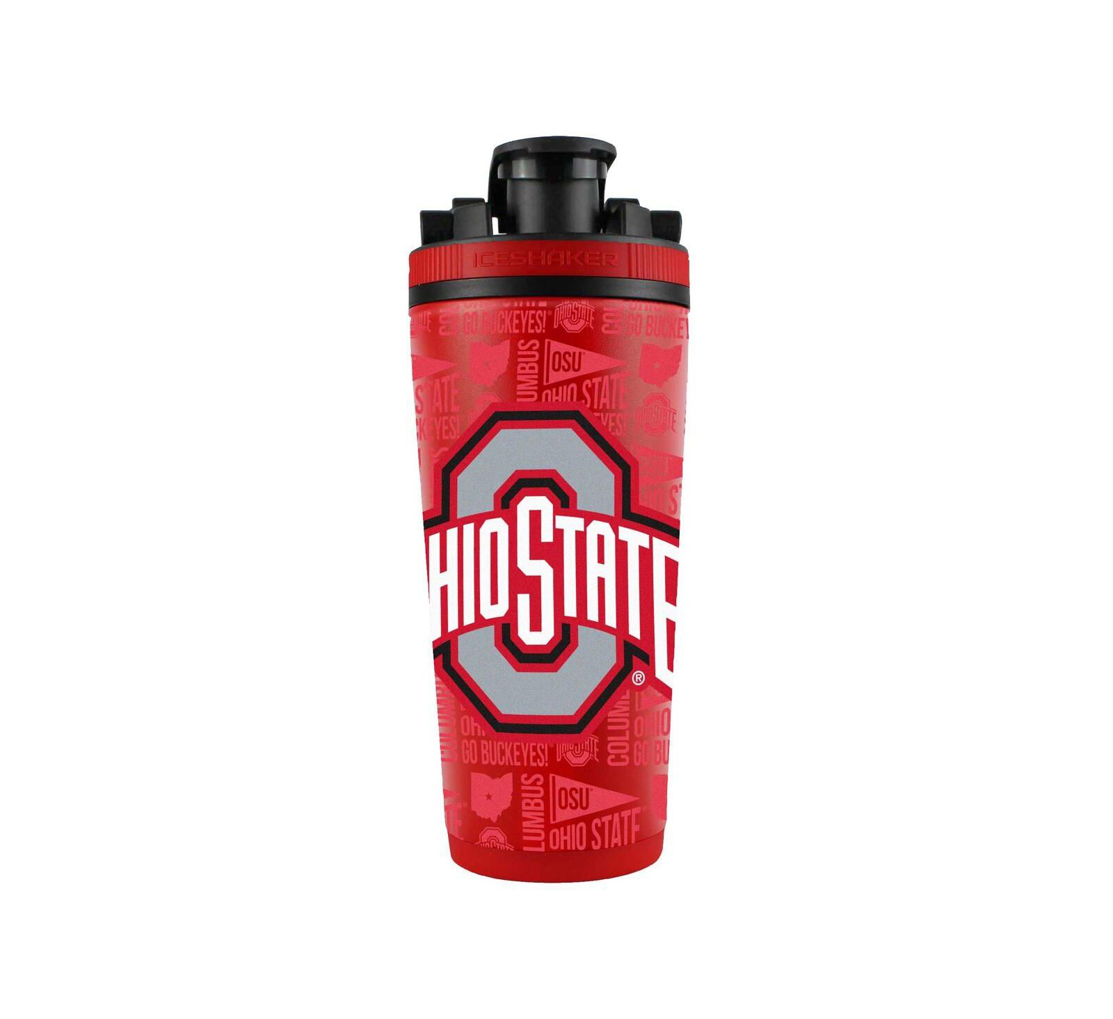 Стальной ледяной шейкер WinCraft Ohio State Buckeyes 26oz. 4D