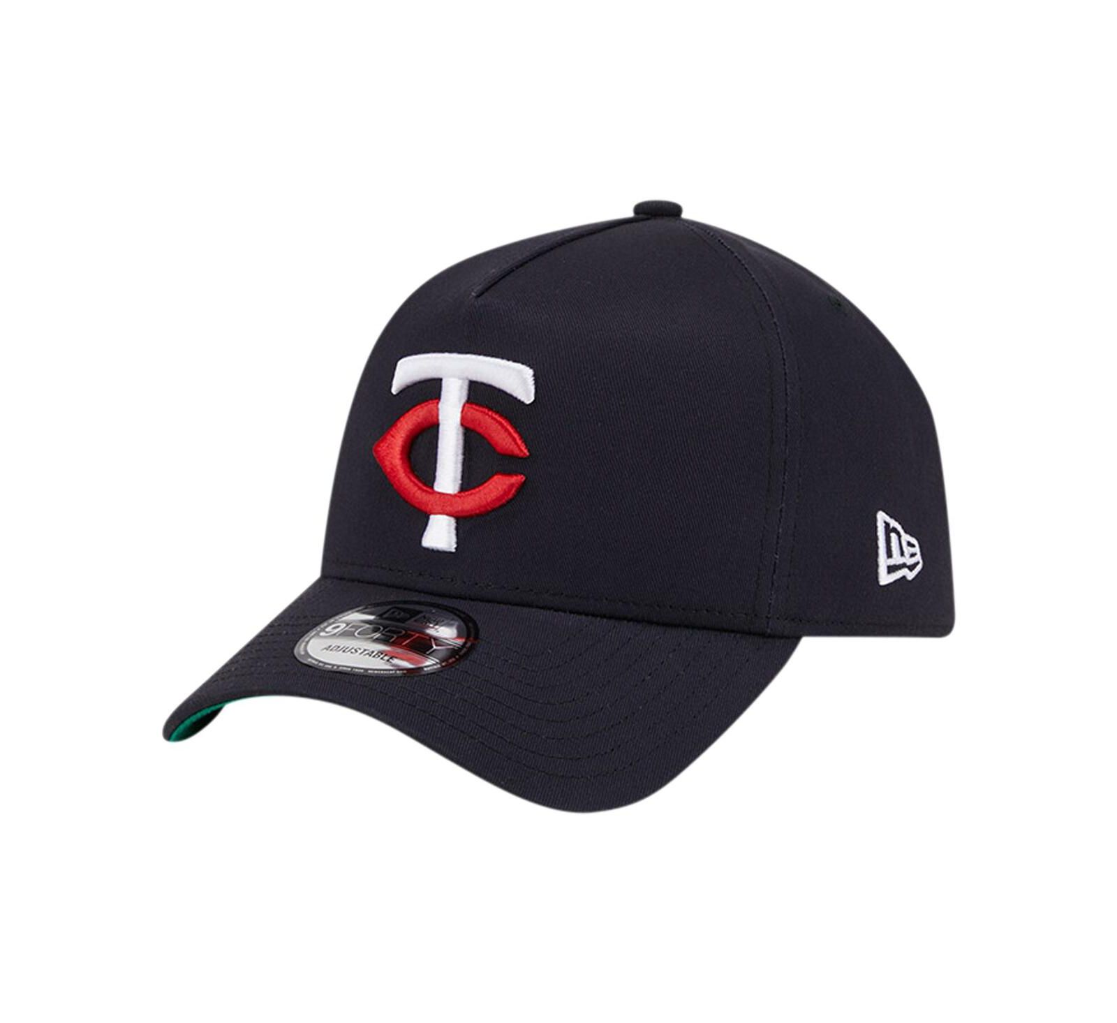 Мужская кепка New Era Navy Minnesota Twins A-Frame 9Forty регулируемая